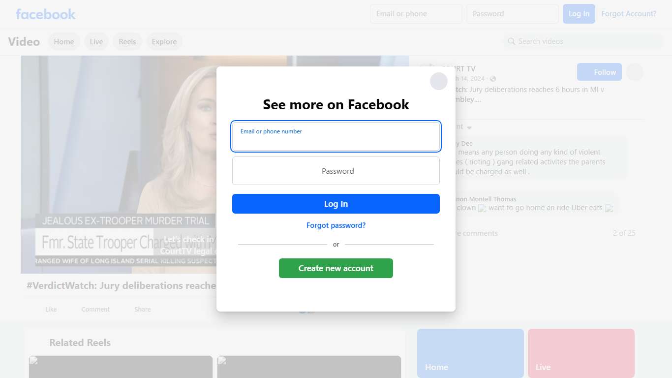 #VerdictWatch: Jury deliberations reaches 6 hours in MI v #JamesCrumbley. #CourtTV's Kelly Krapf is LIVE in Michigan with the latest in deliberations and has reaction from a victim's father in the Oxford High School Shooting. COURT TV Facebook